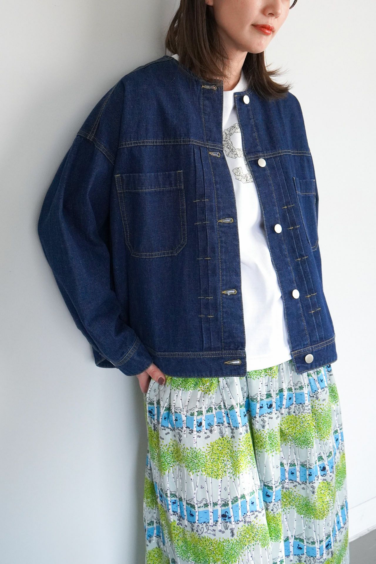 marbleSUD オーバーサイズ　デニムジャケット デニム ジャケット | marble SUD(マーブルシュッド)公式通販