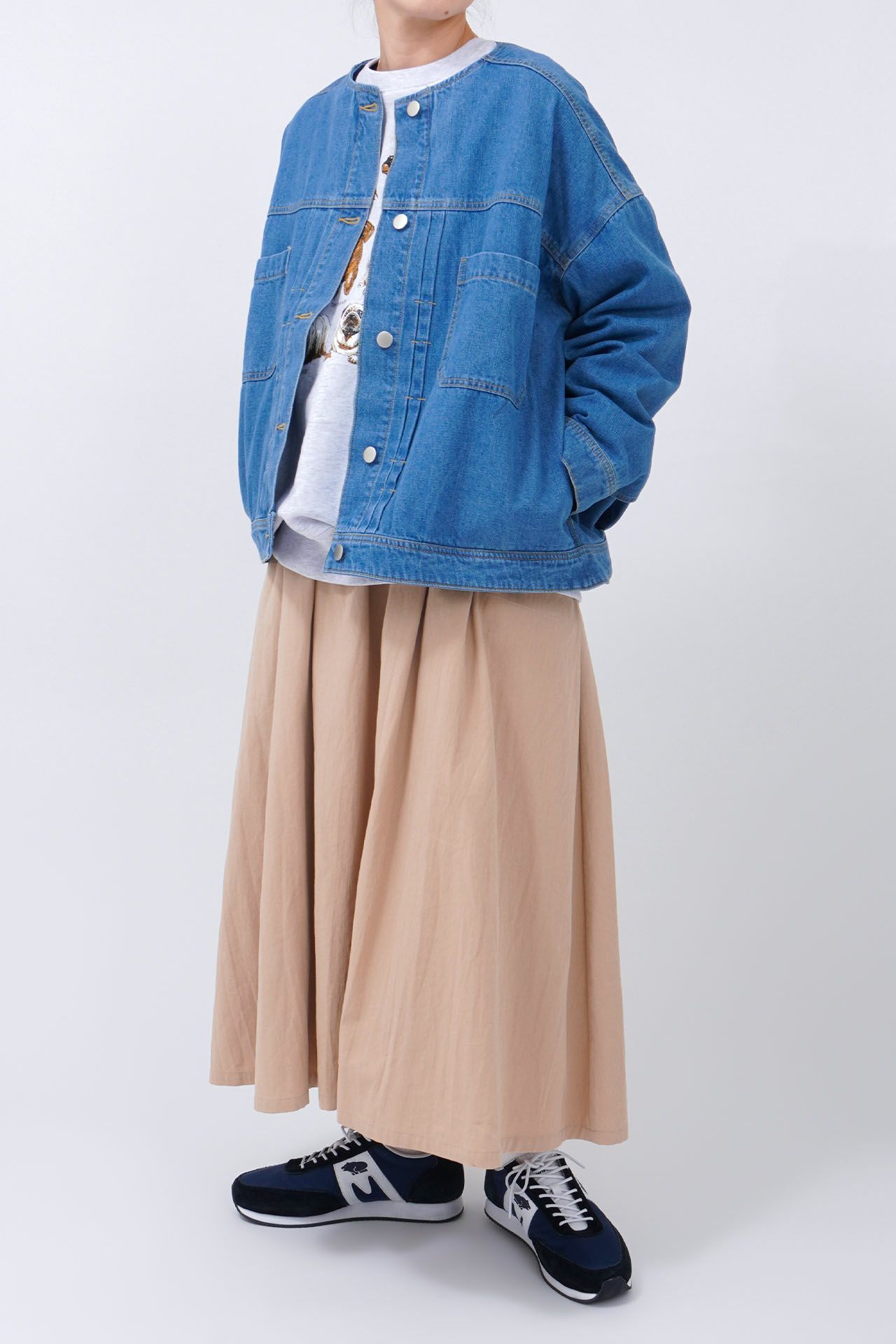 BLUE/model:158cm