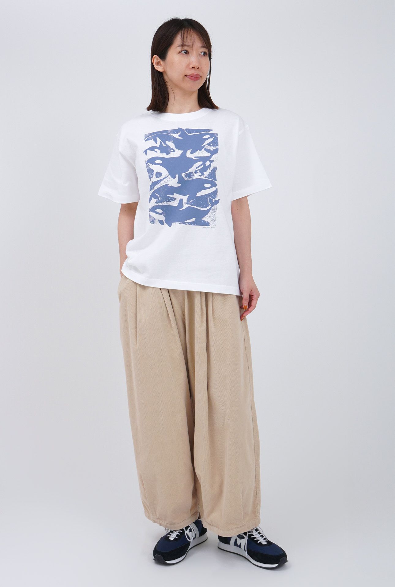 WHITE/model:161cm