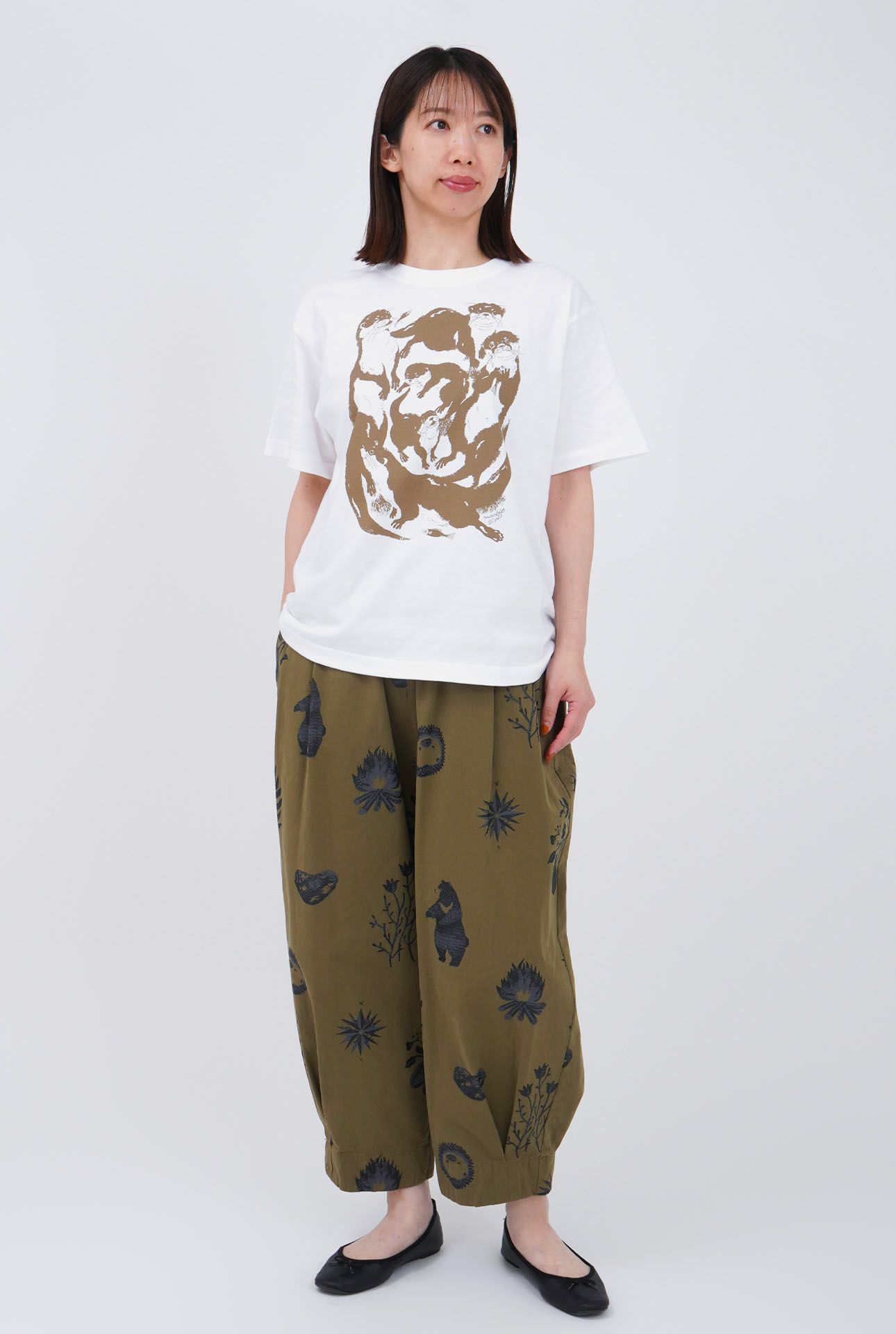 WHITE/model:161cm