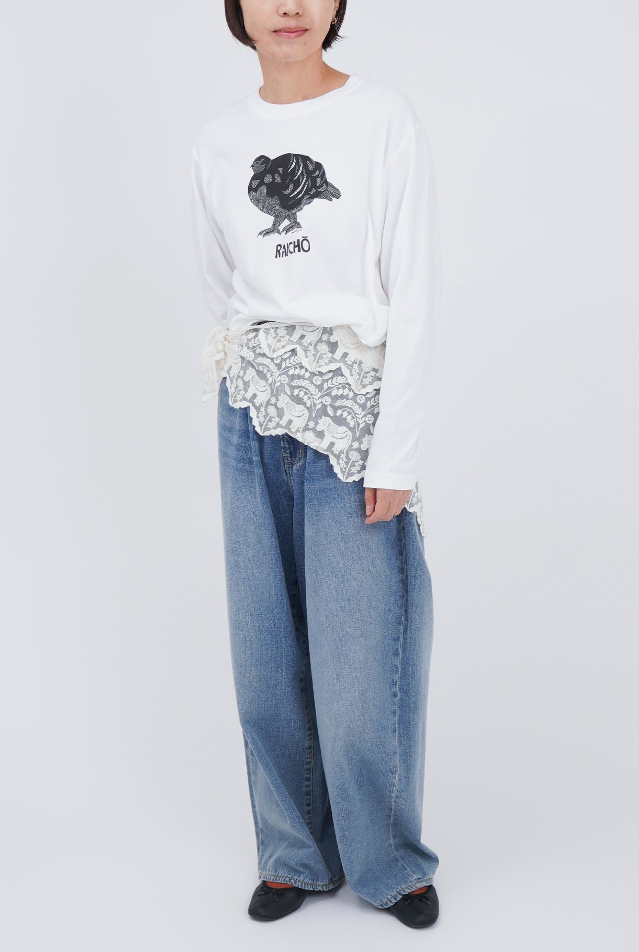WHITE/model :161cm