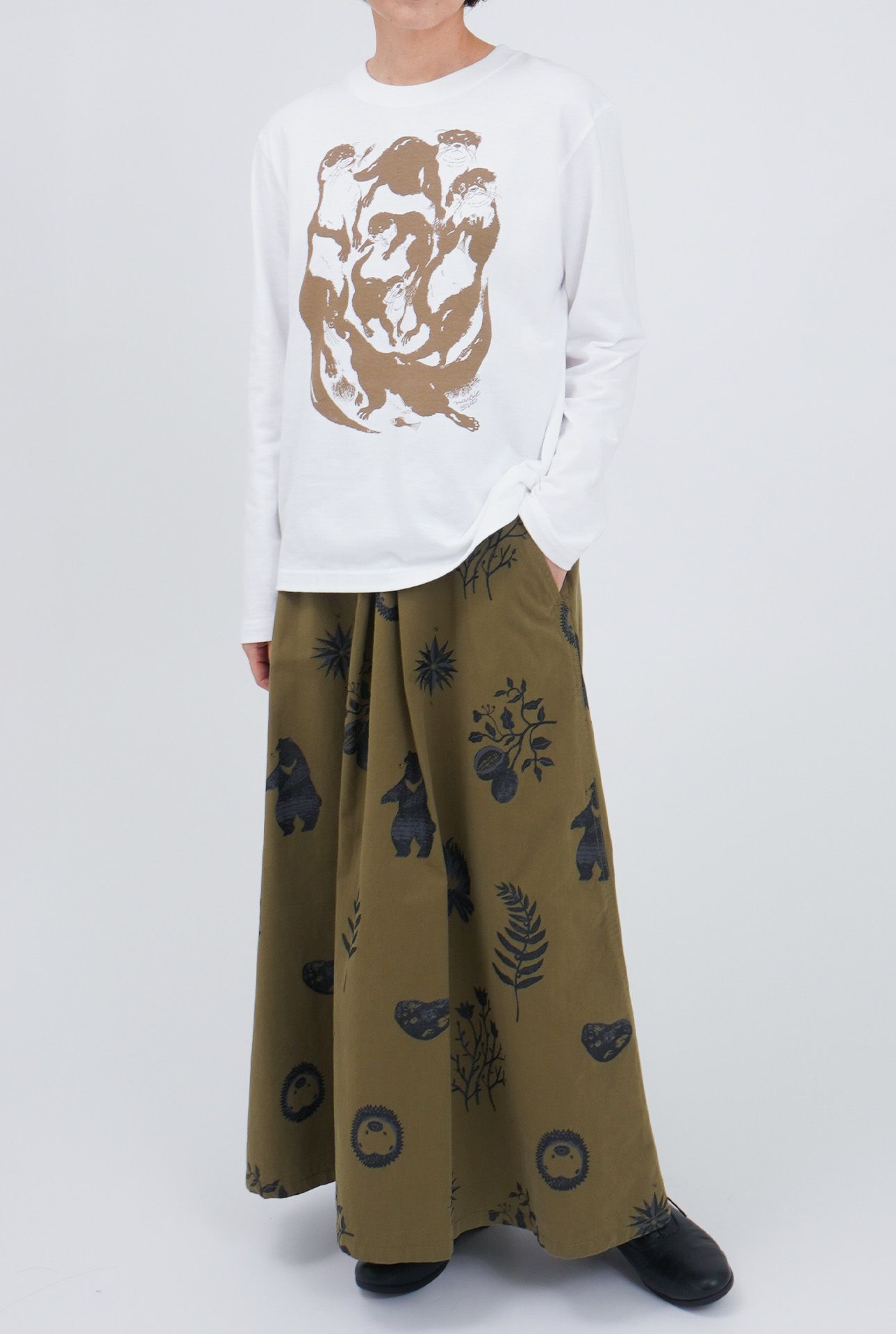 WHITE/model:161cm