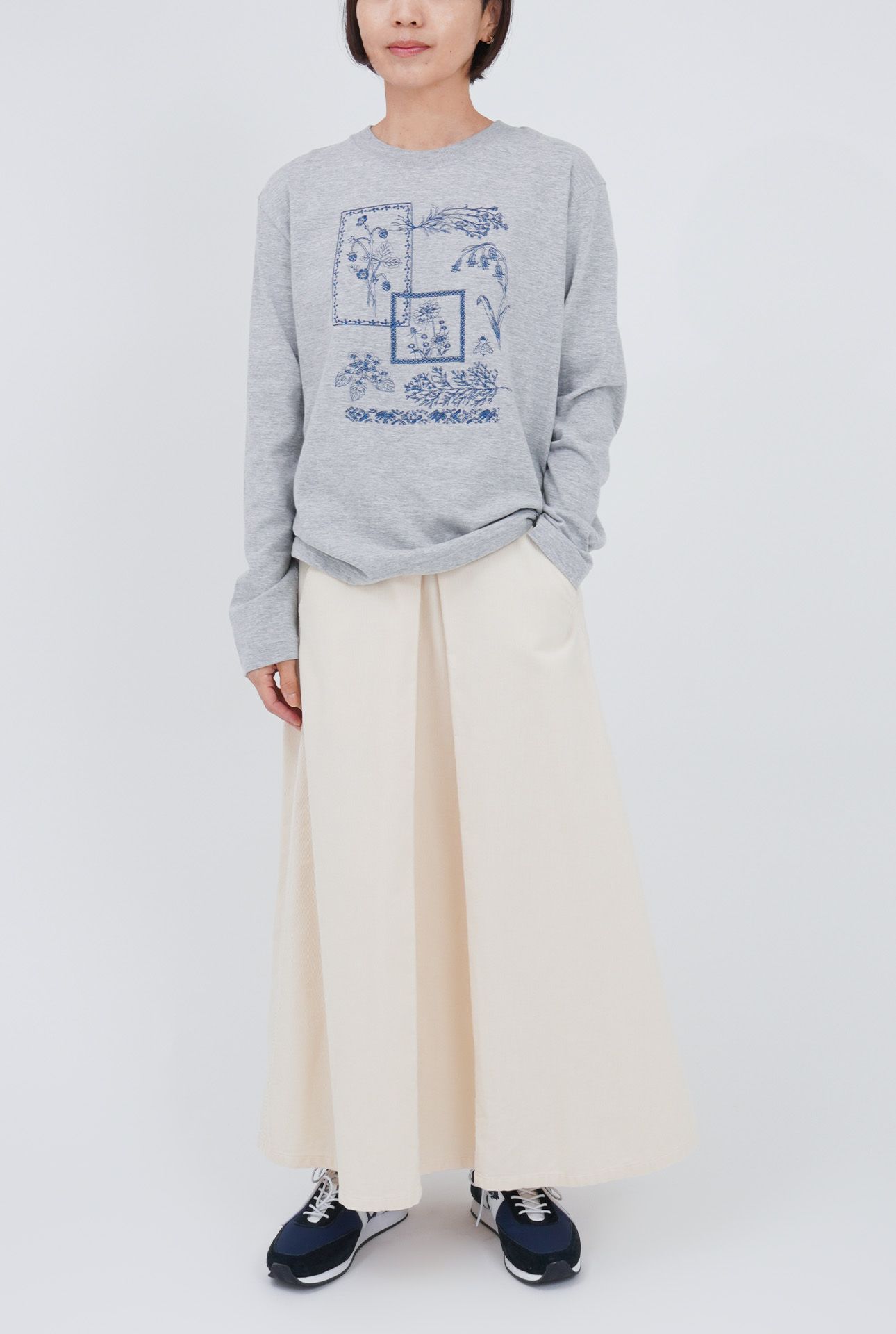 GREY/model:161cm
