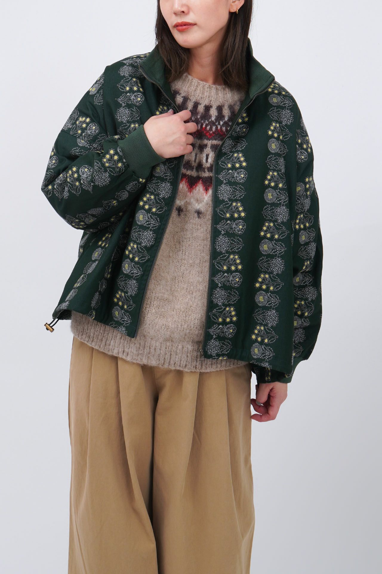 flower language ジップブルゾン | marble SUD(マーブルシュッド)公式通販