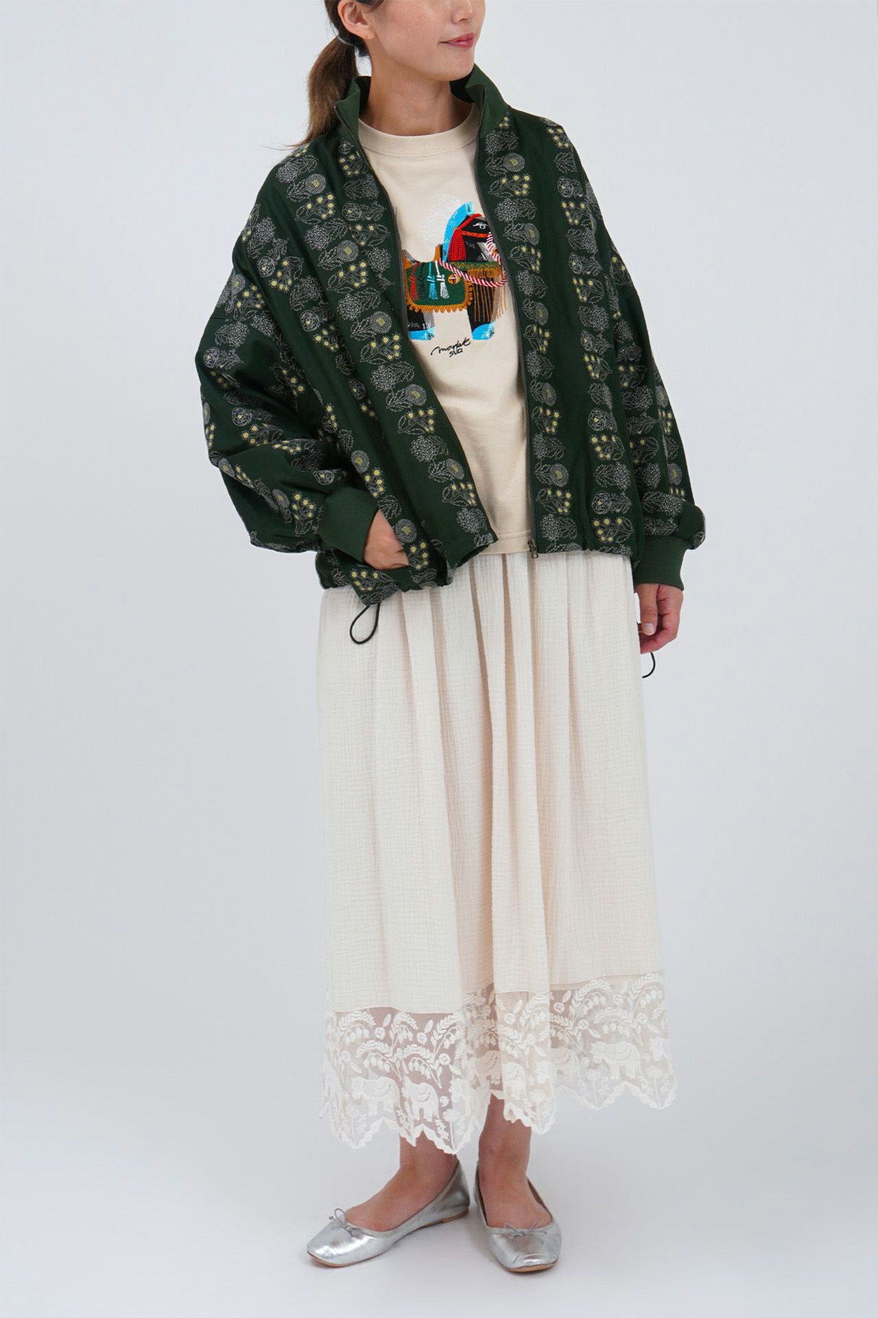 GREEN/model:168cm