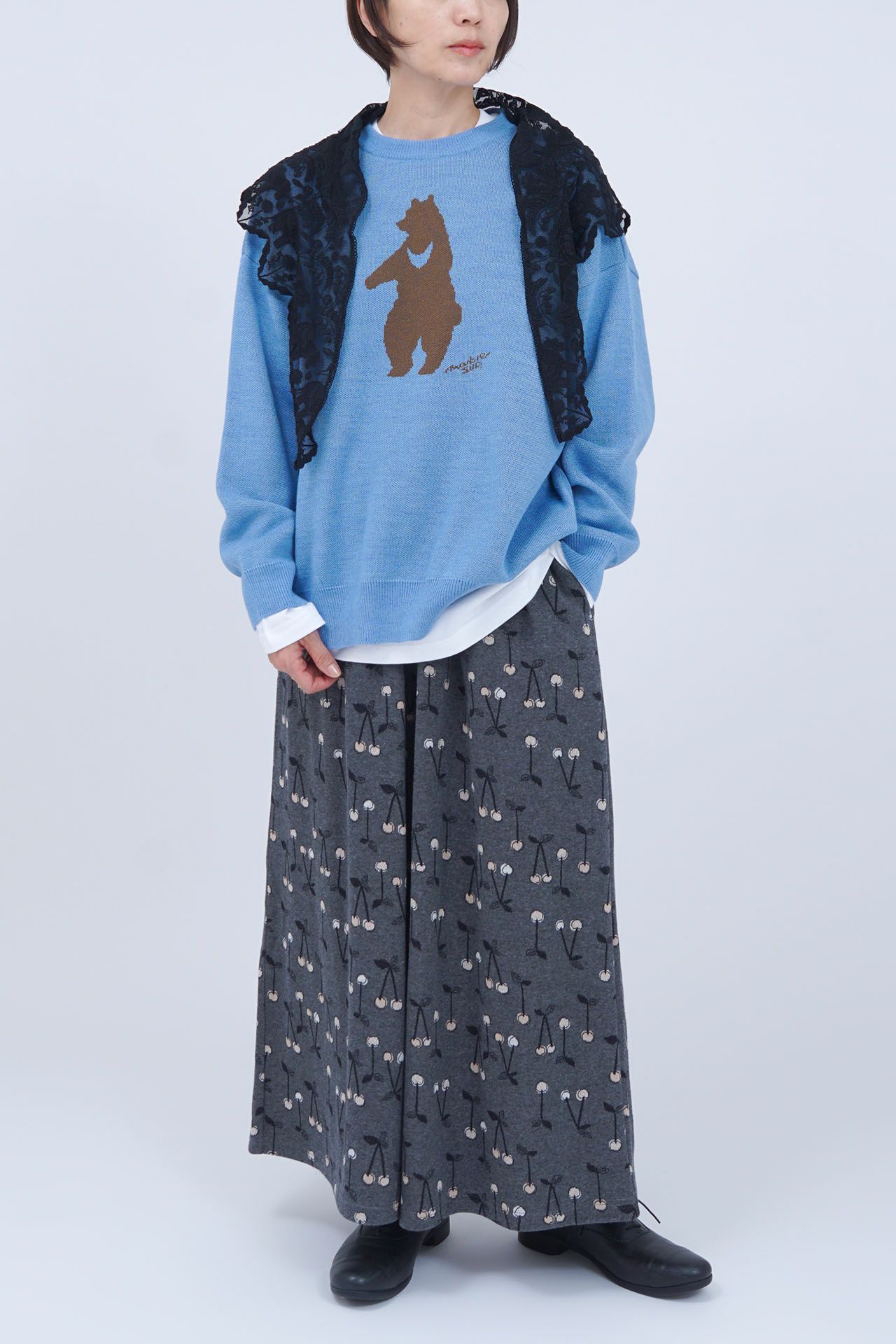 GREY/model:161cm