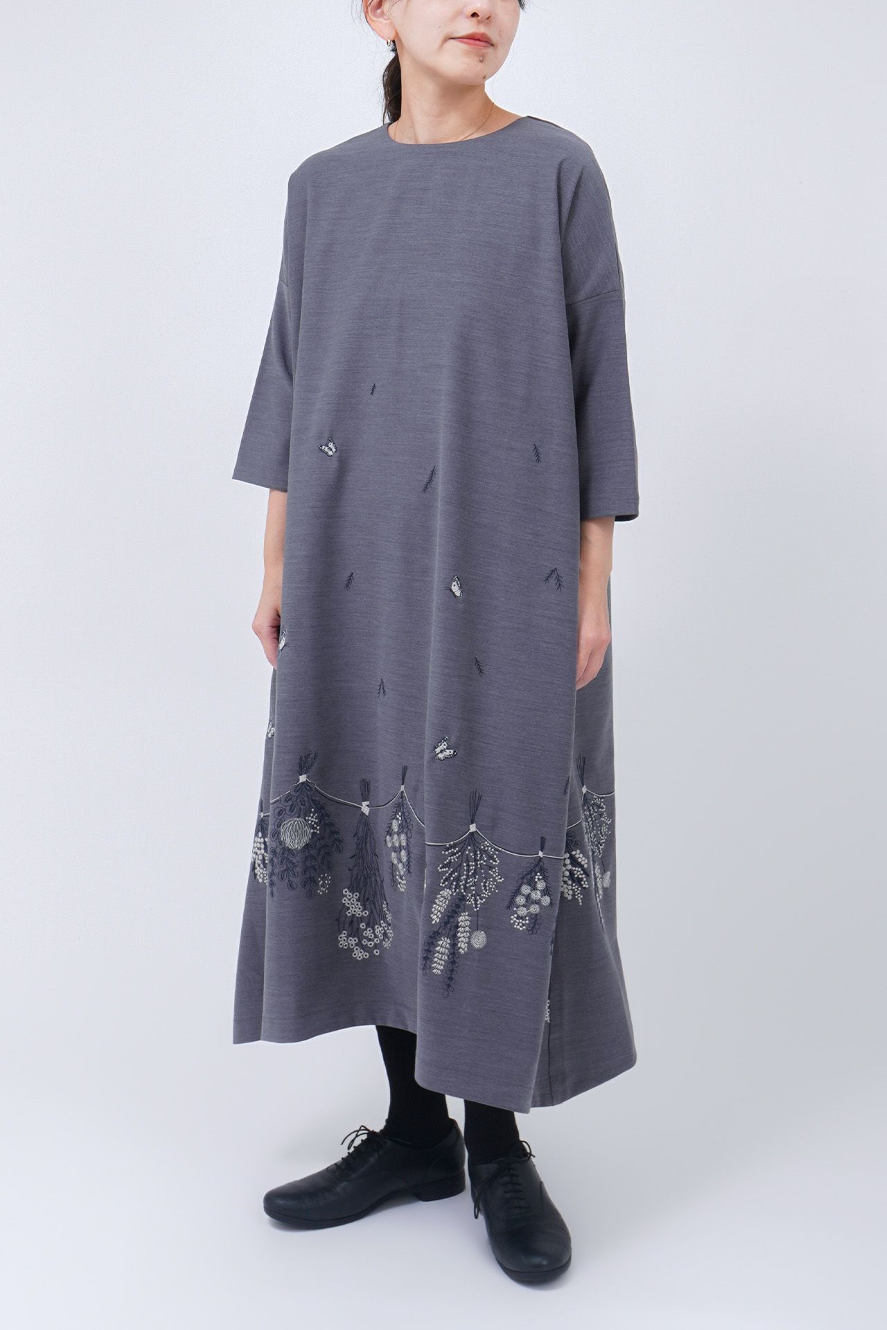 【美品】marblesud EMB Duck ラグランコート marble sud（マーブルシュッド）の「marble SUD マーブルシュッド EMB