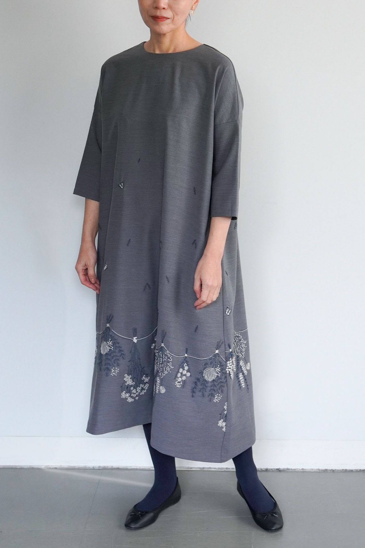 EMB swag(TR) Backタックワンピース | marble SUD(マーブルシュッド