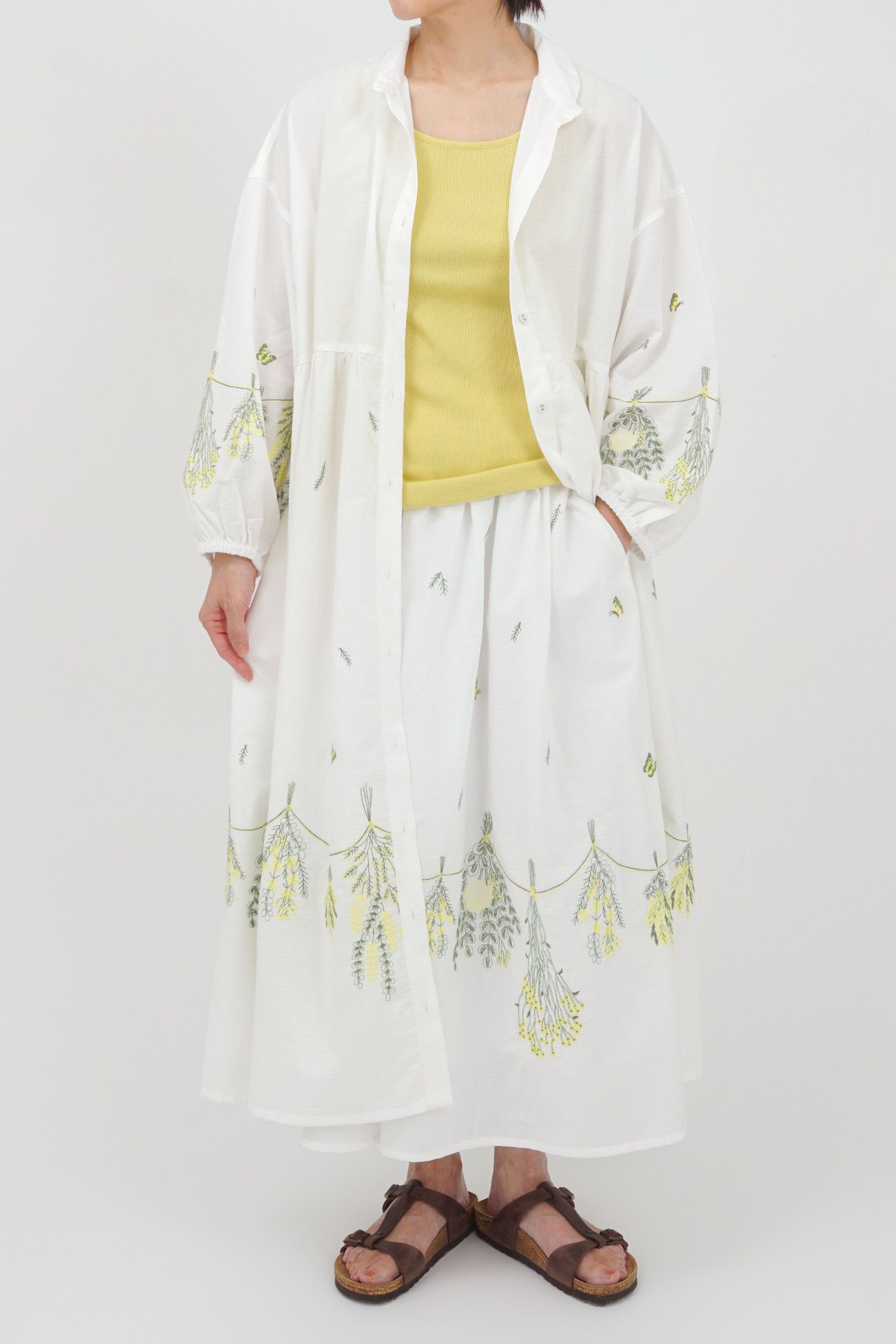 WHITE/model:161cm