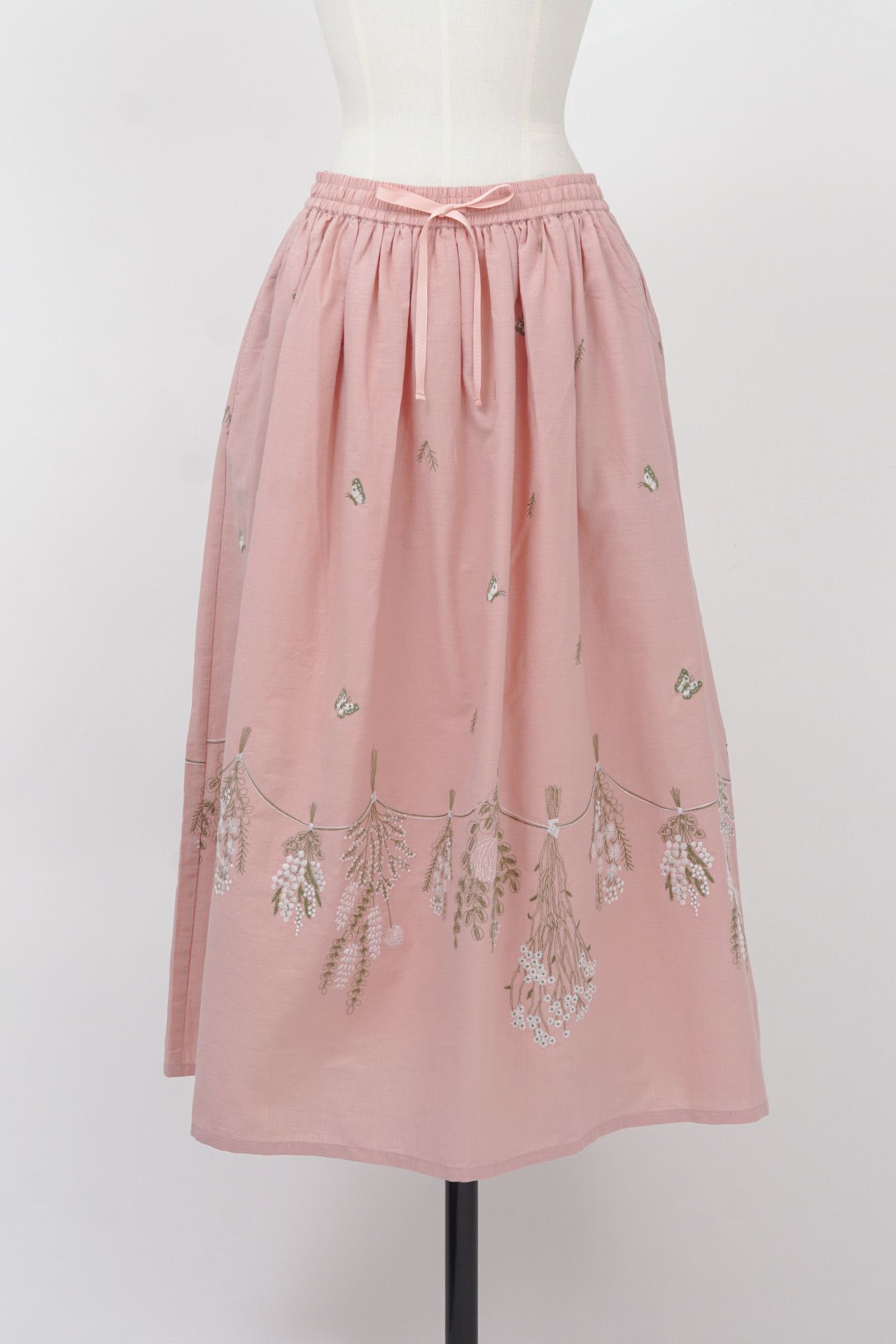 EMB swag(綿) ギャザースカート | marble SUD(マーブルシュッド)公式通販