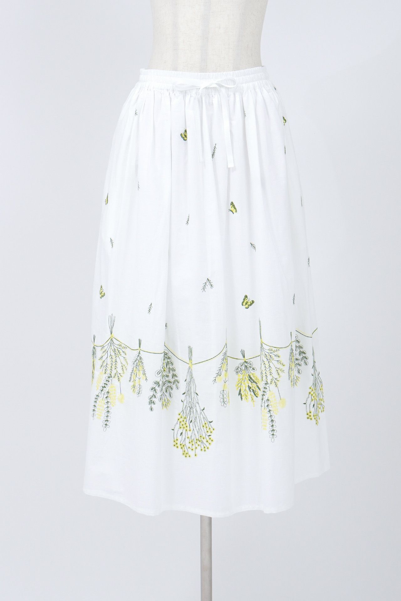 EMB swag(綿) ギャザースカート | marble SUD(マーブルシュッド)公式通販