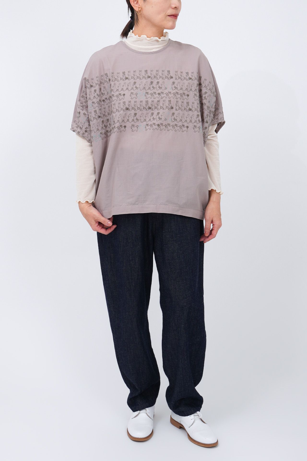 GREY/model:161cm