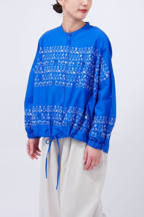 【美品】marblesud EMB Duck ラグランコート marble sud（マーブルシュッド）の「marble SUD マーブルシュッド EMB