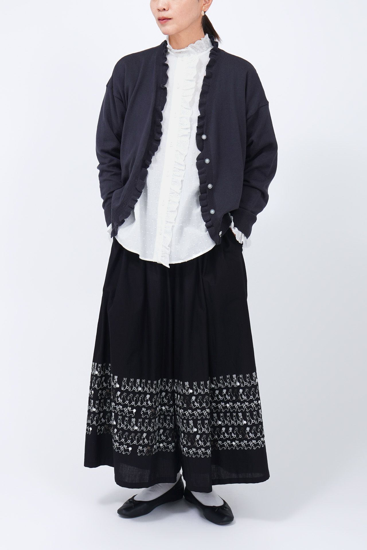 うさぎLOTS ハカマパンツ | marble SUD(マーブルシュッド)公式通販