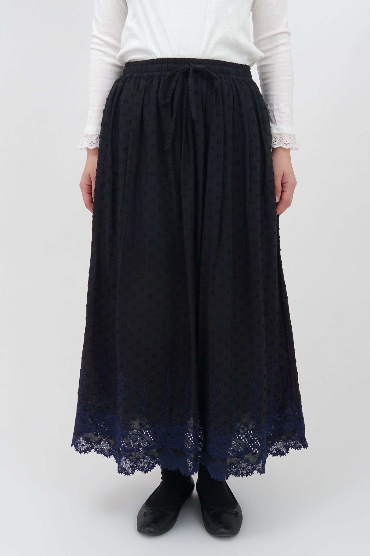 ラッコレース ギャザースカート | marble SUD(マーブルシュッド)公式通販