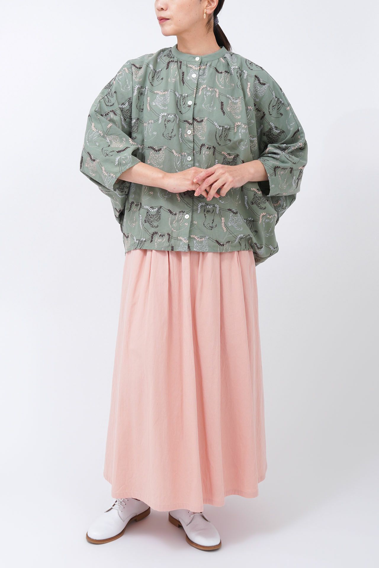 GREEN/model:161cm