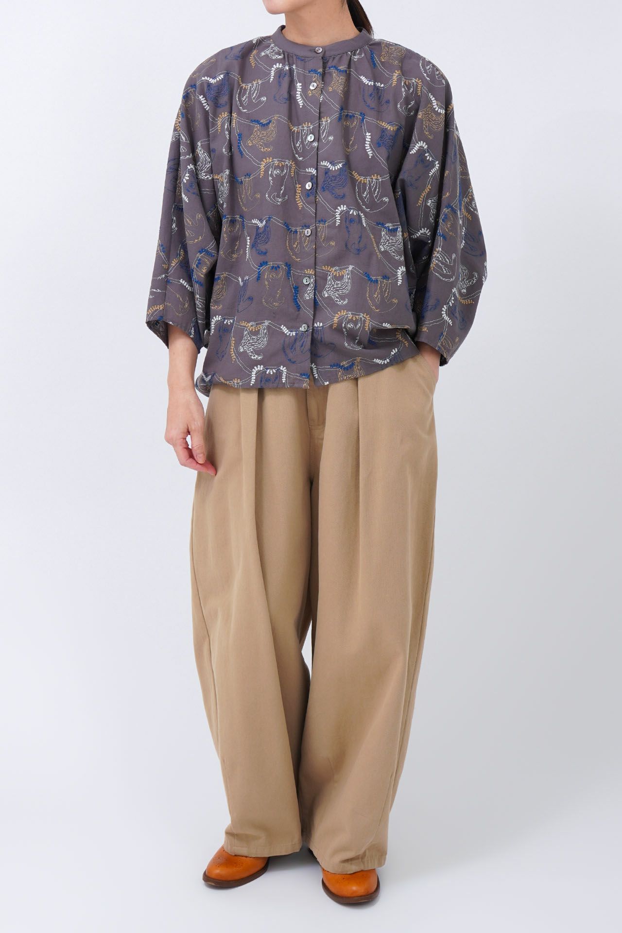 GREY/model:161cm