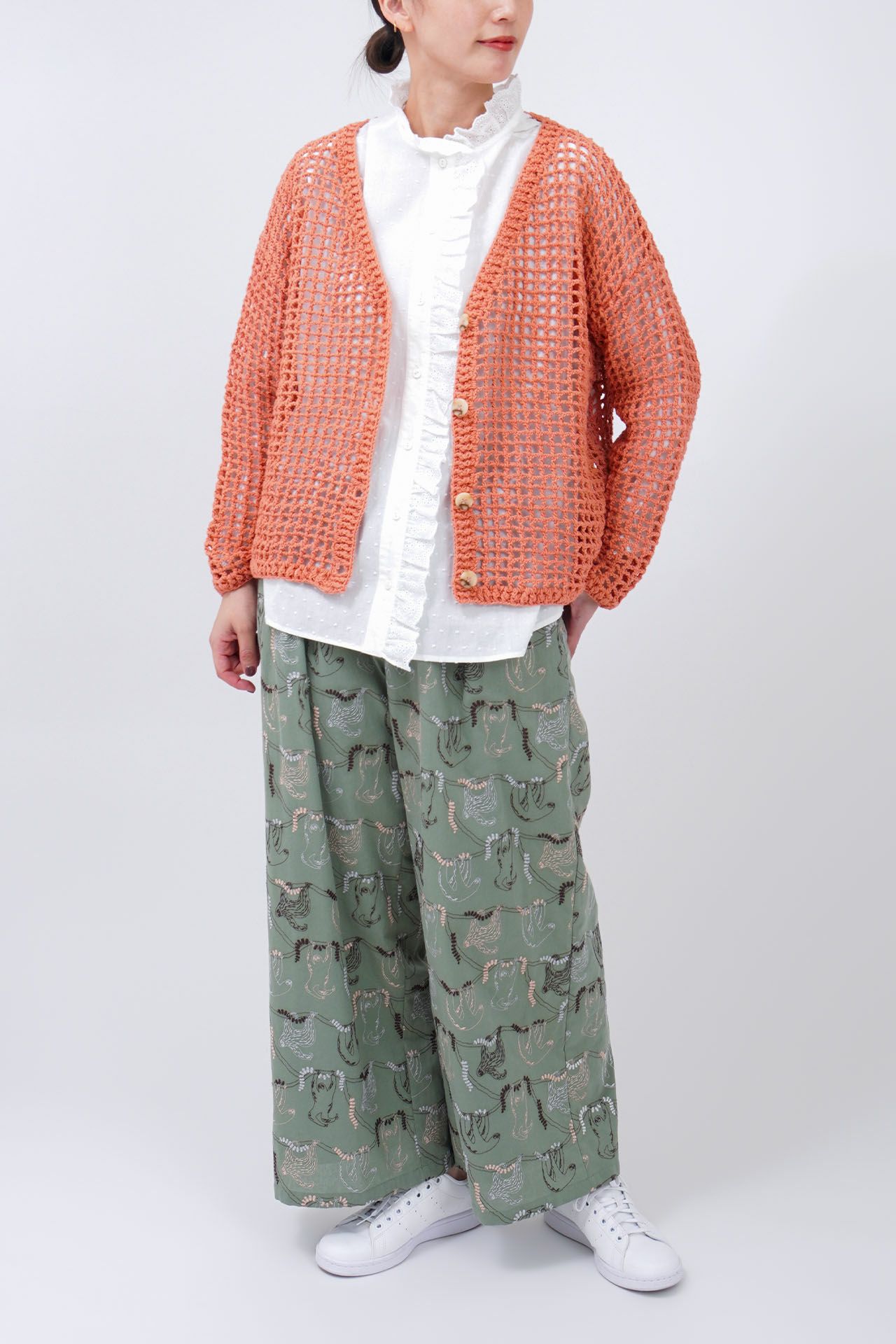 EMBナマケモノ ワイドパンツ | marble SUD(マーブルシュッド)公式通販