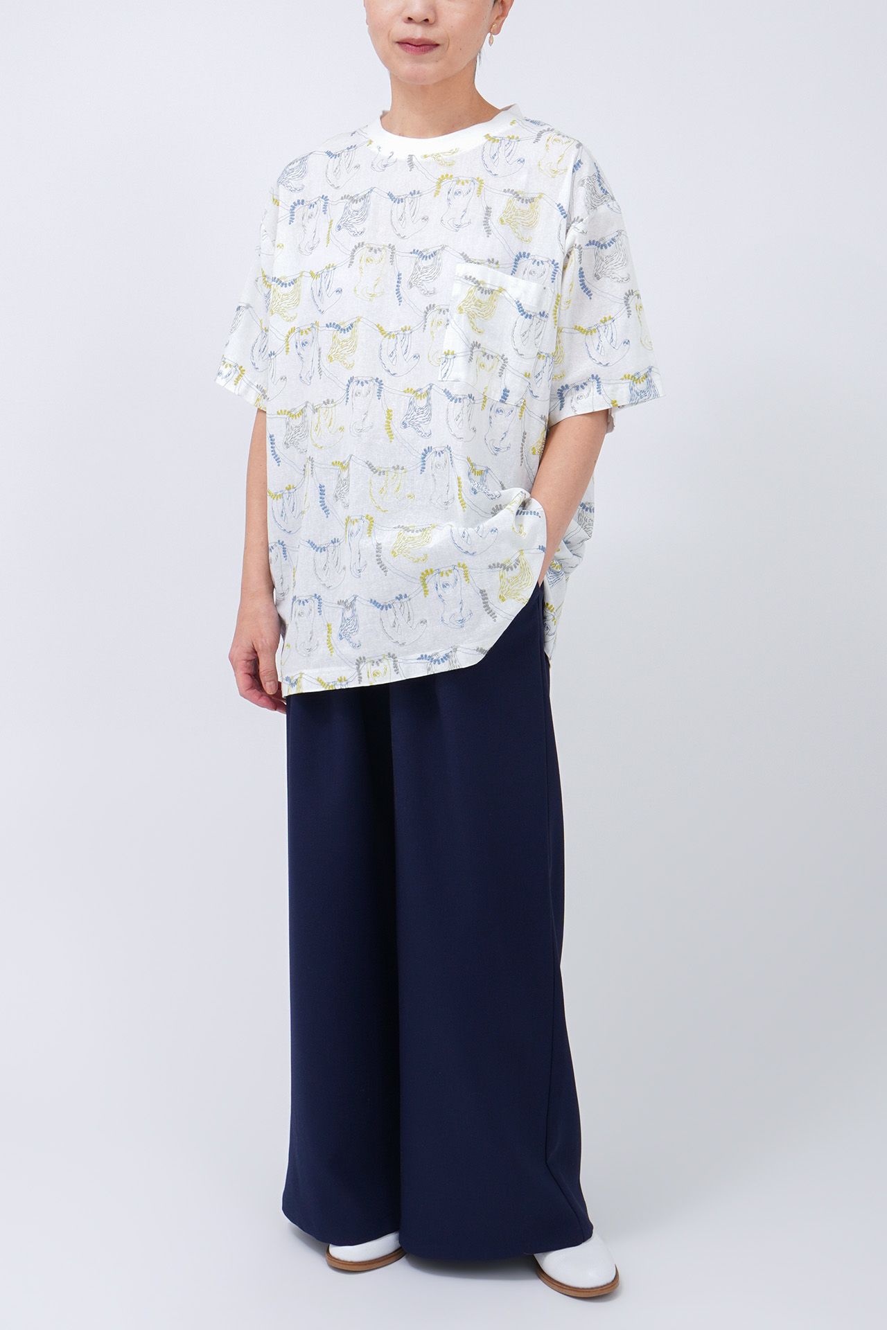 WHITE/model:161cm
