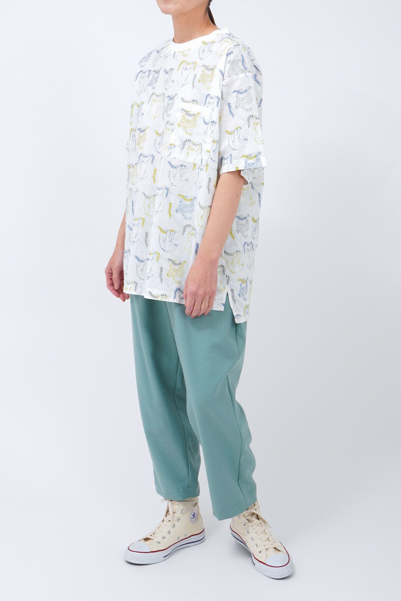 WHITE/model:161cm