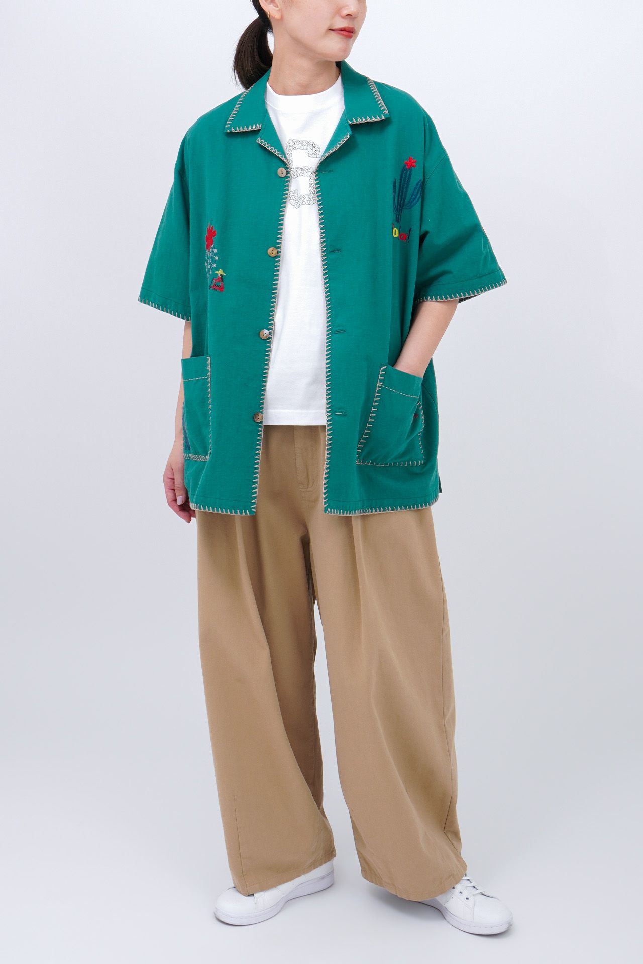 GREEN/model:168cm
