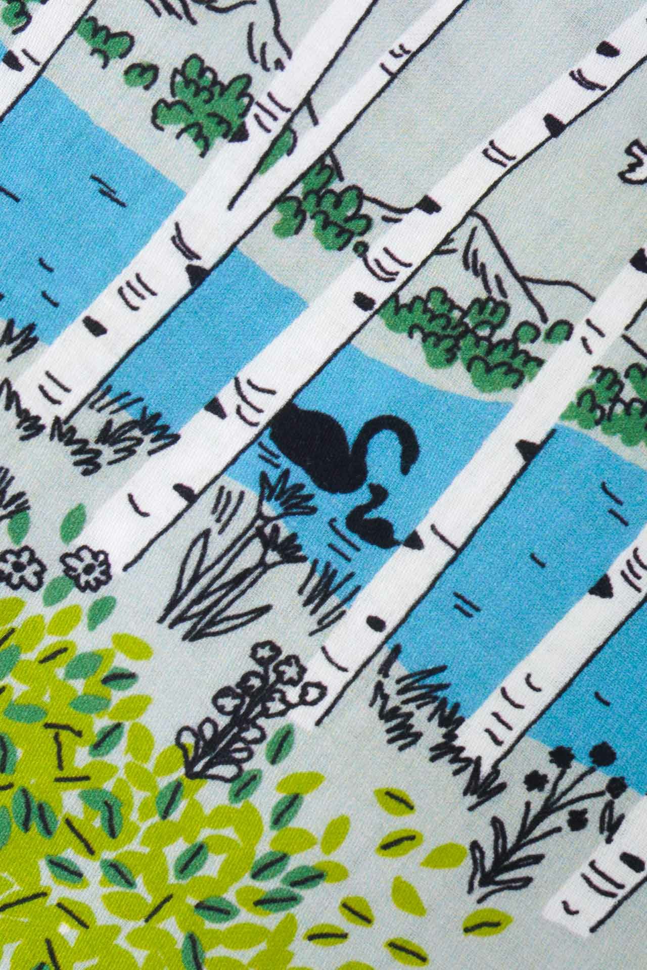 shirakaba ノーカラーシャツワンピース | marble SUD(マーブルシュッド