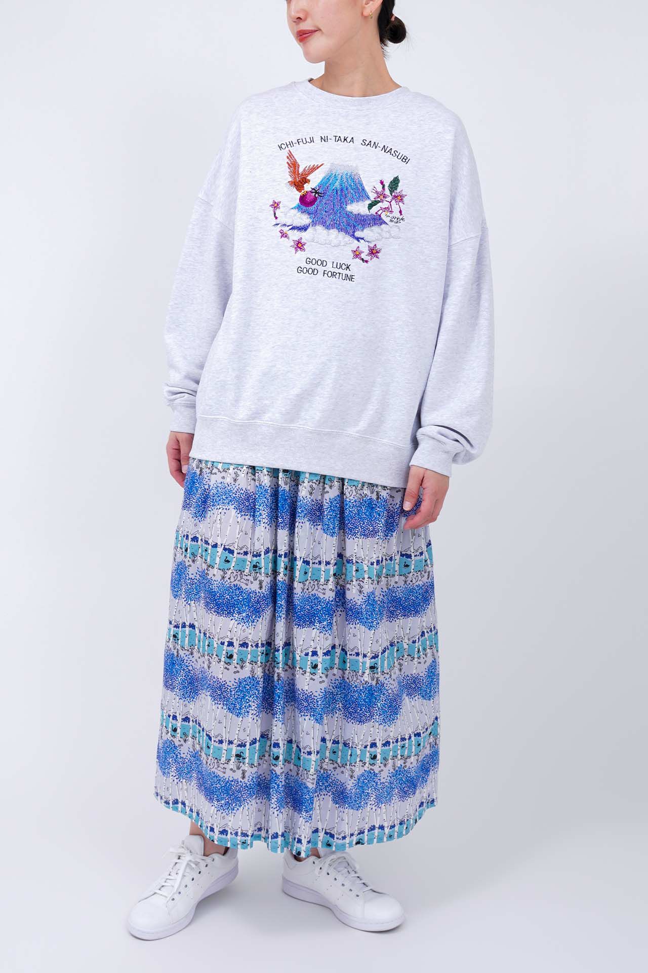 BLUE/model:168cm
