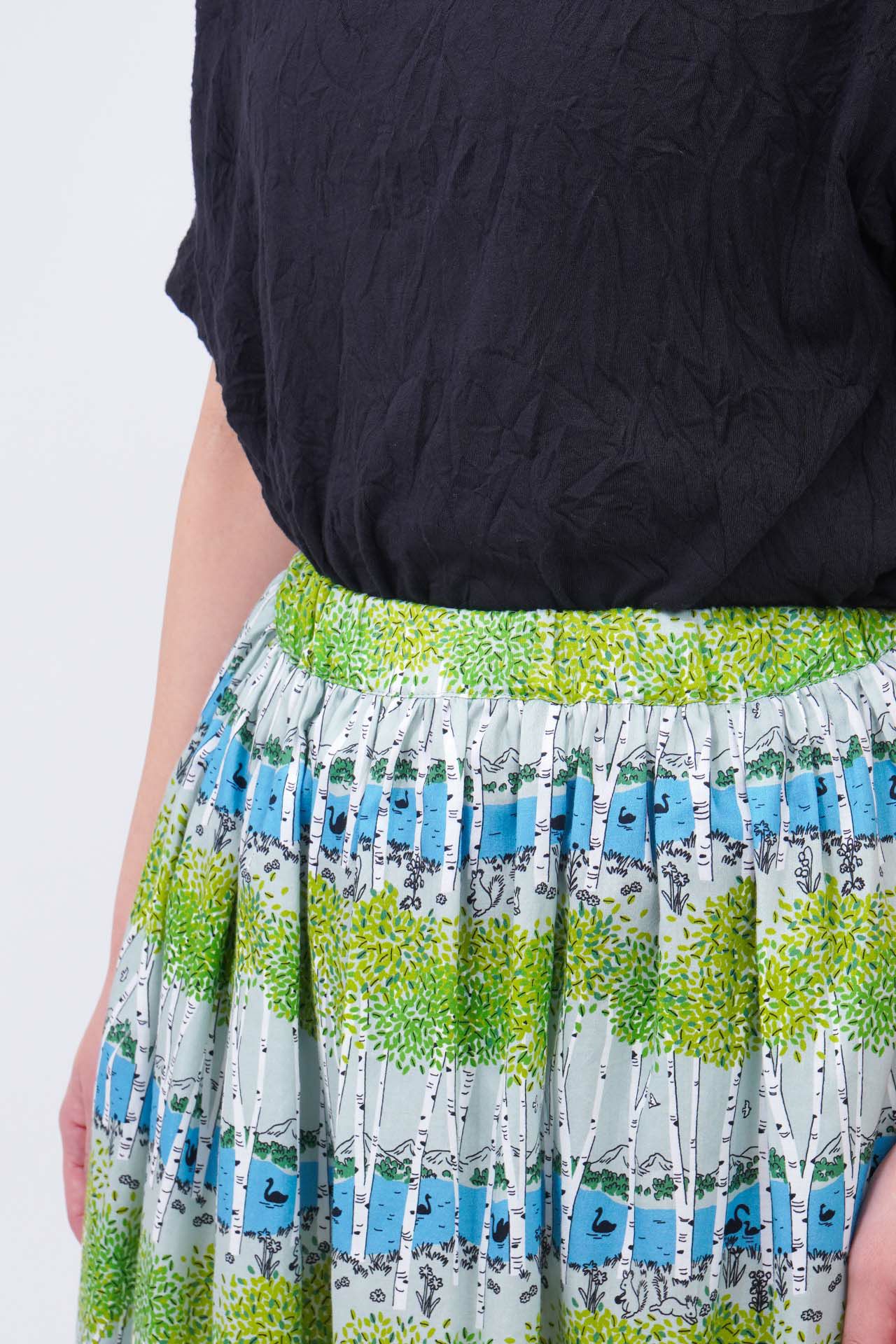 shirakaba ギャザースカート | marble SUD(マーブルシュッド)公式通販