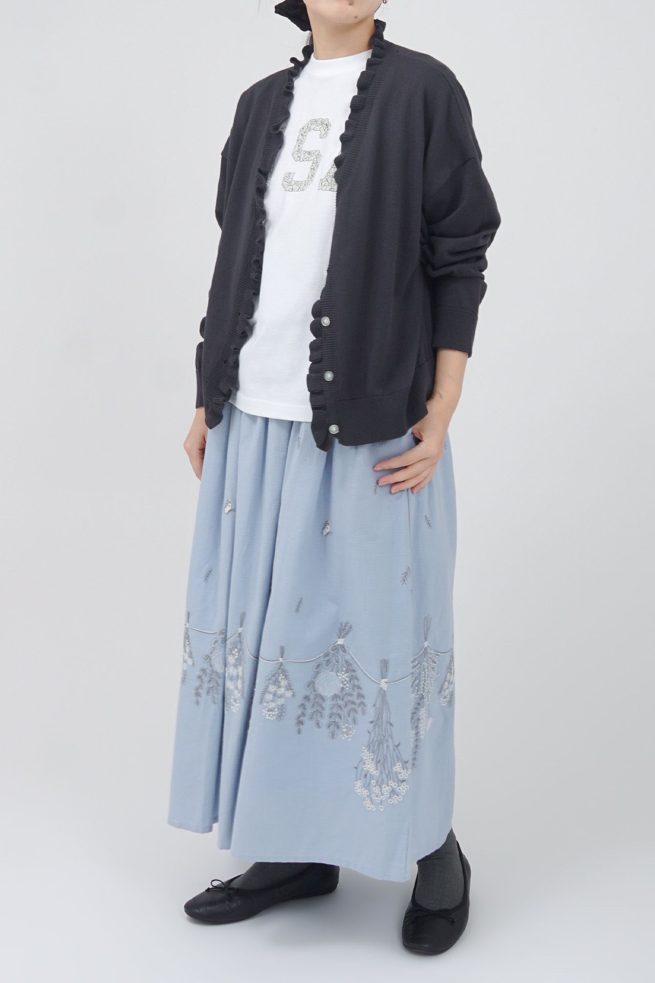 C.GREY/model:158cm