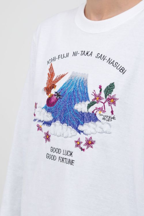 【Marble SUD】マーブルシュッド　カモ刺繍　半袖シャツ　定価17600円 新品未使用】marble SUD マーブルシュッド ワンピース フリーサイズ 鳥