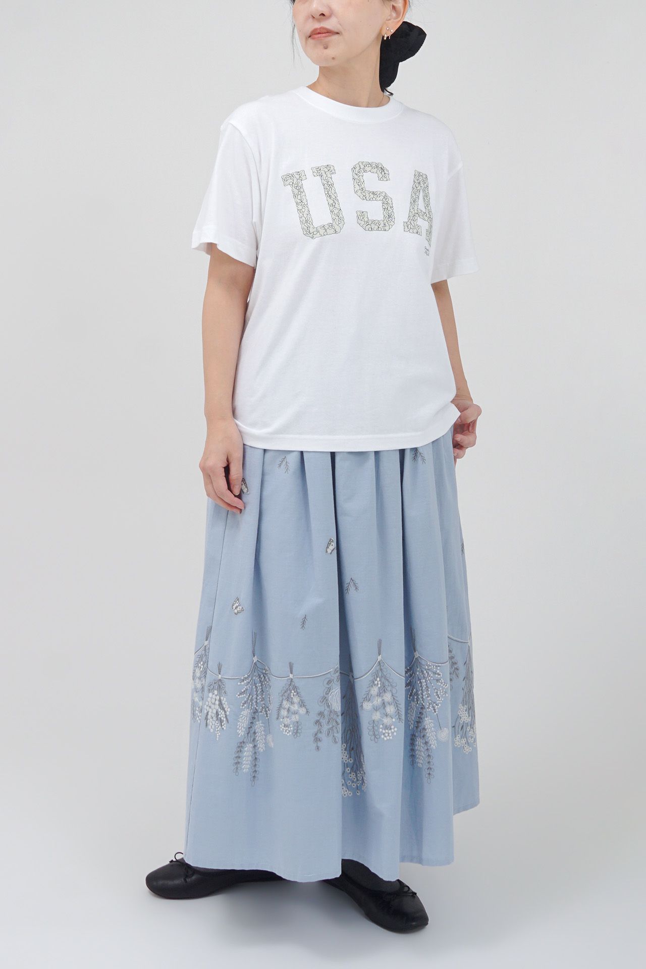 WHITE/model:158cm