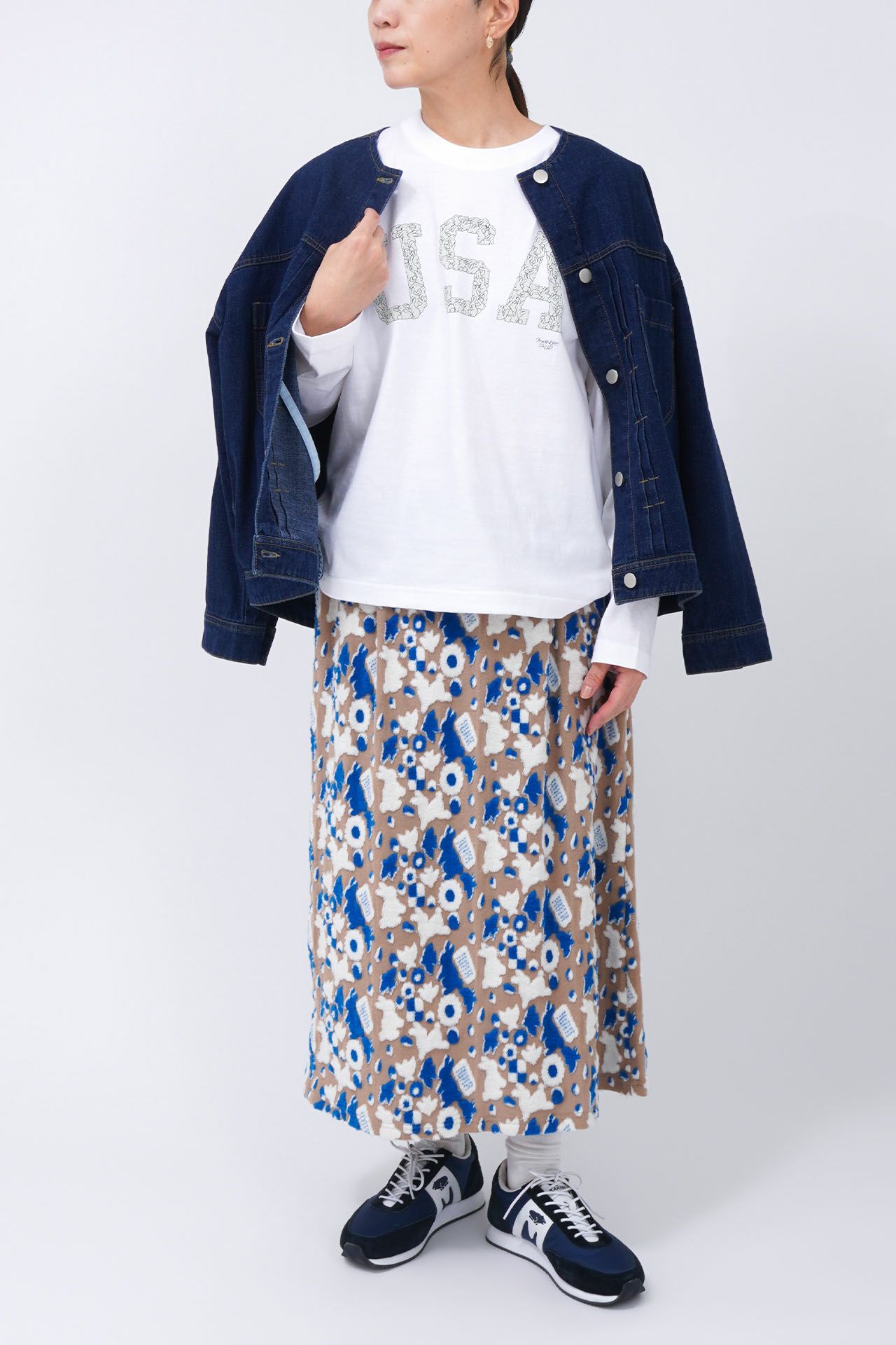 WHITE/model:161cm