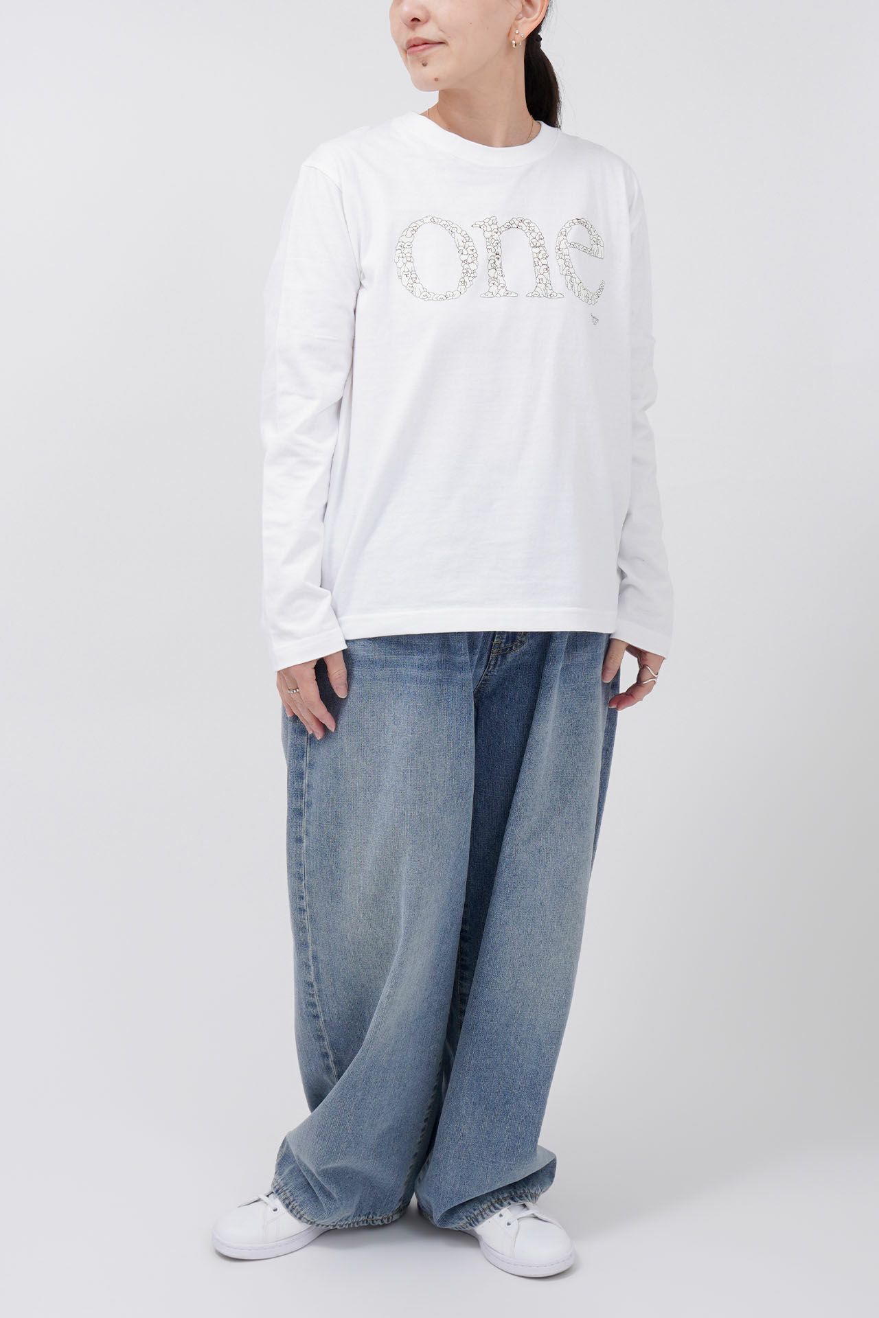 WHITE/model:158cm
