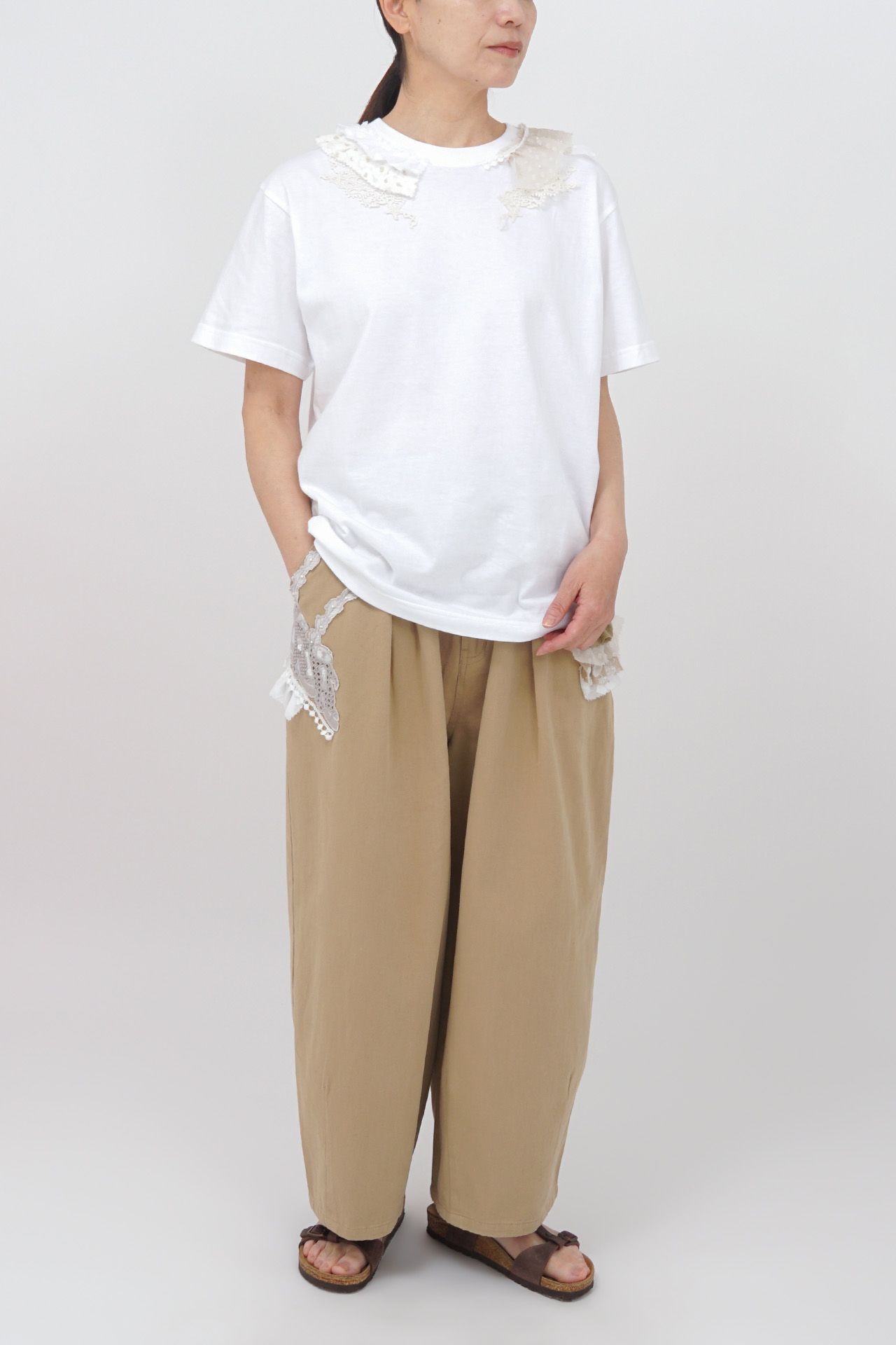 BEIGE/model:161cm(Mサイズ着用)