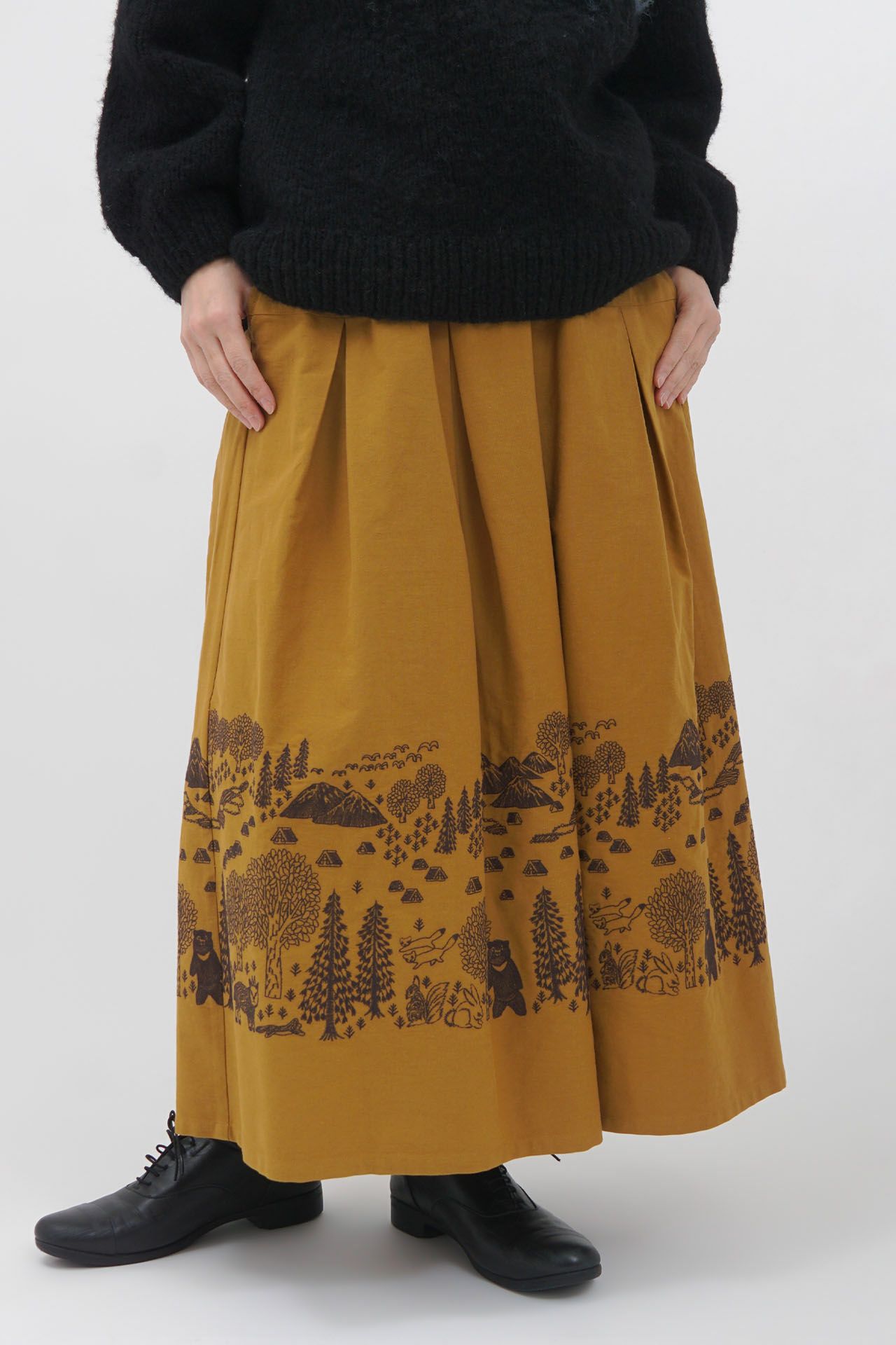 EMB Shirakawago ヨークスカート | marble SUD(マーブルシュッド)公式通販