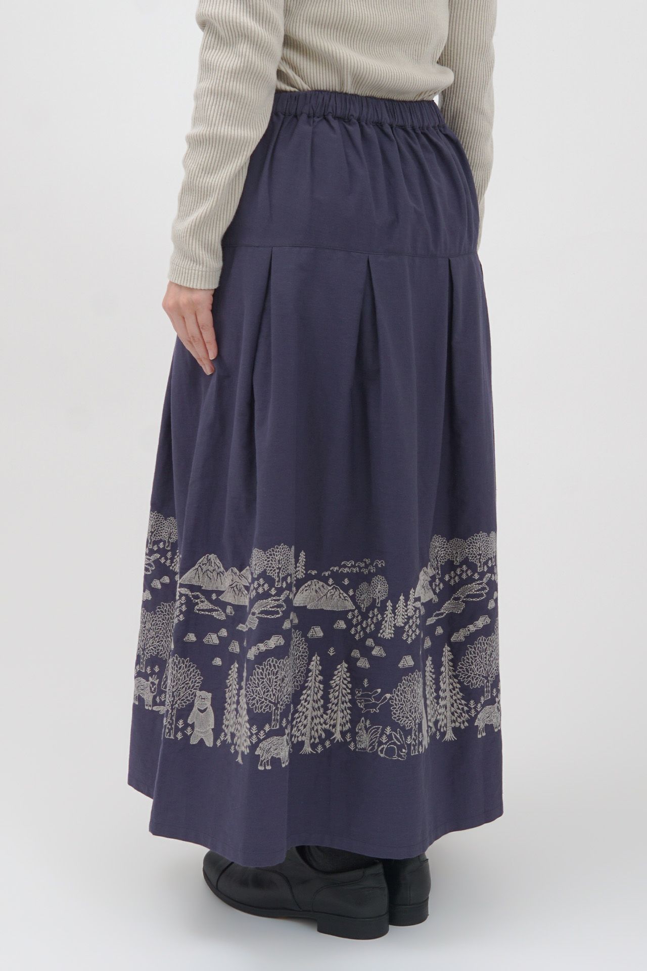 EMB Shirakawago ヨークスカート | marble SUD(マーブルシュッド)公式通販